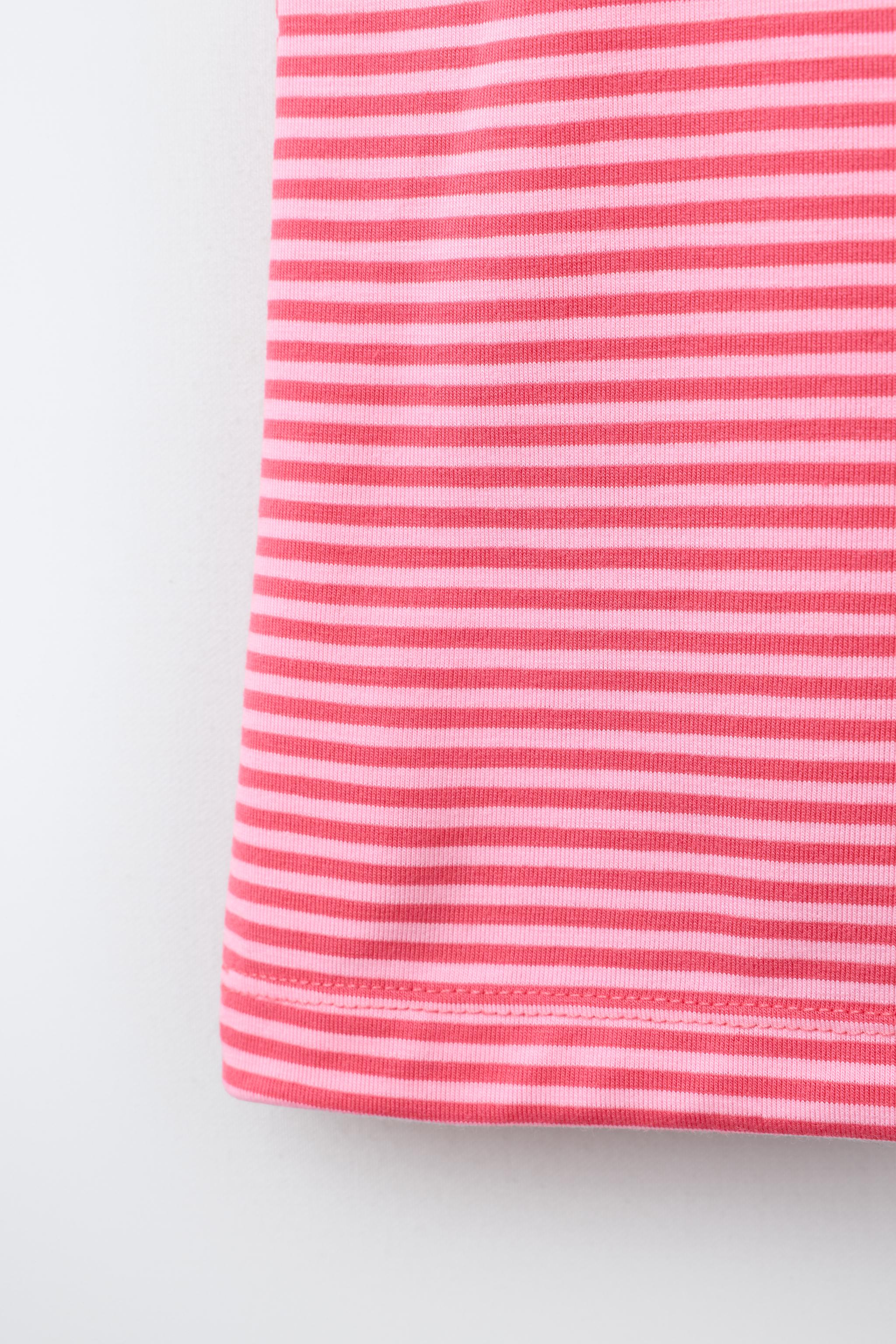 STRIPED T-SHIRT AND BERMUDA SET